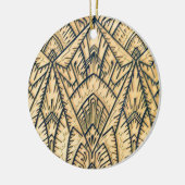 アールデコのGeoの建築家 セラミックオーナメント (左)