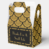 アールデコはかりで測マーメイド – ブラック&金ゴールド感謝してい フェイバーボックス (オープン)