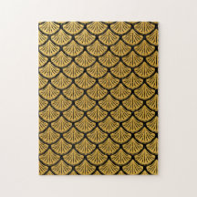 アールデコはかりで測マーメイド – ブラック&金ゴールド