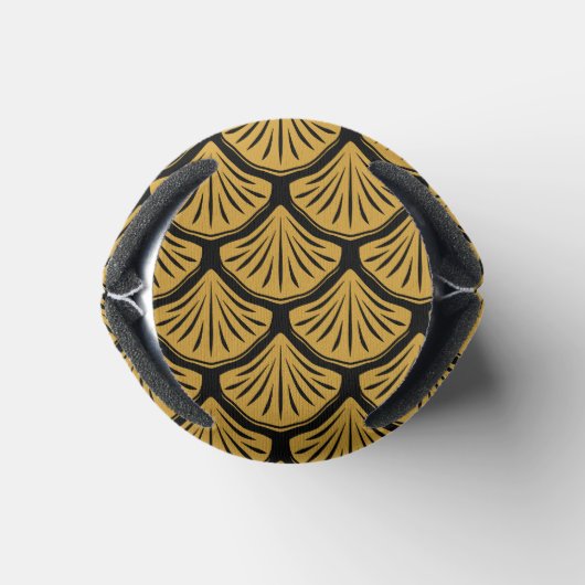 アールデコはかりで測マーメイド – ブラック&金ゴールド 缶クーラー (ボトム)