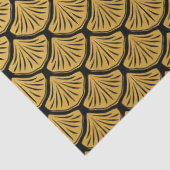 アールデコはかりで測マーメイド – ブラック&金ゴールド 薄葉紙 (詳細)