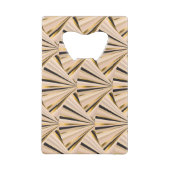 アールデコはかりで測：ジオメトリックゴールデングラマー クレジットカード栓抜き (裏面)