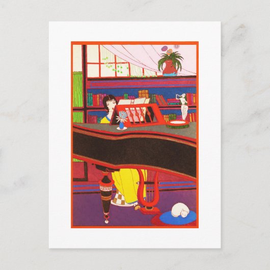 アールデコはがき18 ポストカード (正面)