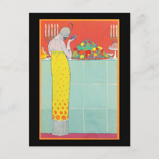 アールデコはがき8 ポストカード (正面)