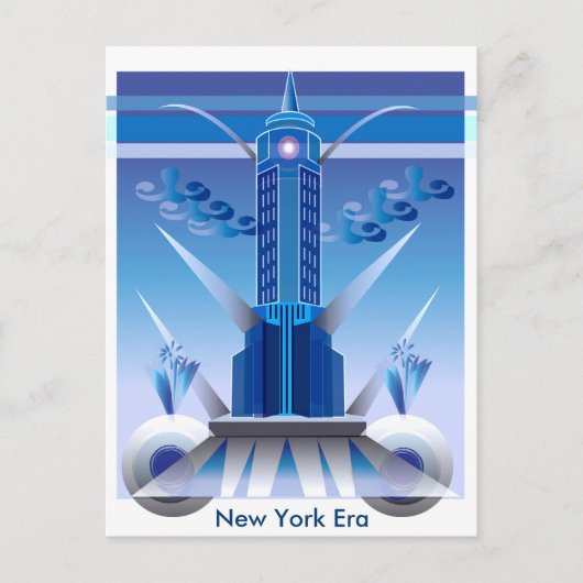 アールデコはがき ポストカード (正面)