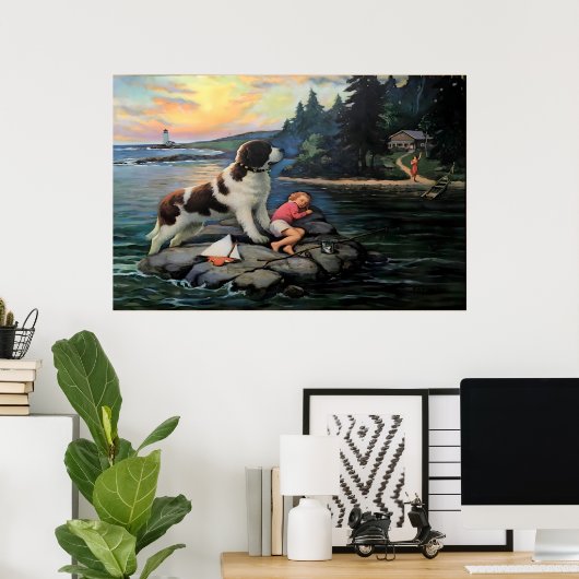 アールデコはエドワード・メイソン・エグレストンによって発見された ポスター (ホームオフィス)