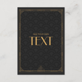 アールデコはカスタマイズ可能な結婚式招待状を消します 招待状