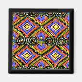 アールデコはパーサ数々のー(明るい色) マグネット (正面)