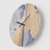 アールデコは時計を抽出します ラージ壁時計 (傾斜)