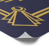 アールデコは自分の結婚パーティーポスターを作成 ポスター (角)