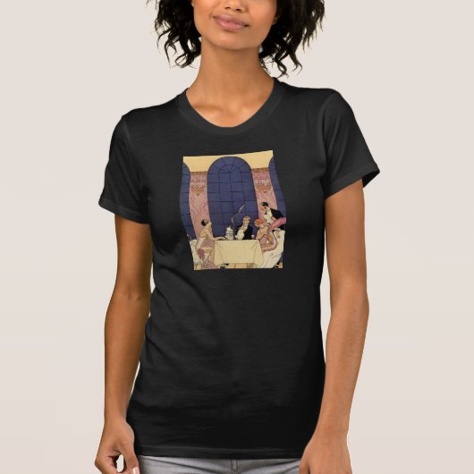 アールデコはTシャツの食事に罰金を科します Tシャツ (正面)