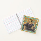 アールデコを倒す女性作品 ノートブック (内部)