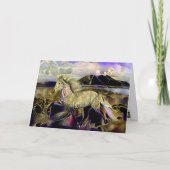 アールデコアイスランドホース カード (正面)