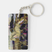 アールデコアイスランドホース キーホルダー (裏面)