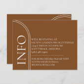 アールデコアカ結婚ントのエンクロージャカード 招待状 (正面/裏面)