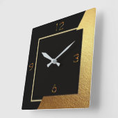 アールデコアクリル製壁時計 スクエア壁時計 (傾斜)