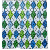 アールデコアーガイル シャワーカーテン (正面)