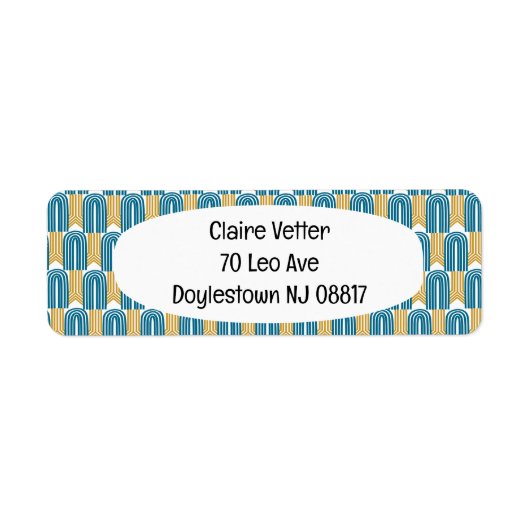 アールデコアーチ ラベル (正面)