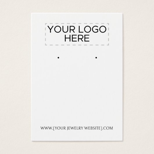 アールデコイヤリング表示カード (正面)