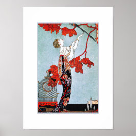 アールデコイラストレーションバイジョージバービアプリント ポスター