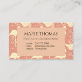 アールデコインスパイアフラミンゴ名刺 名刺 (正面)