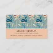 アールデコインスパイアフラミンゴ 名刺 (裏面)