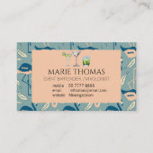 アールデコインスパイアフラミンゴ 名刺 (正面)