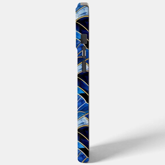 アールデコインスパイアブルーiPhone / iPadケース Case-Mate iPhoneケース (裏面 / 左)