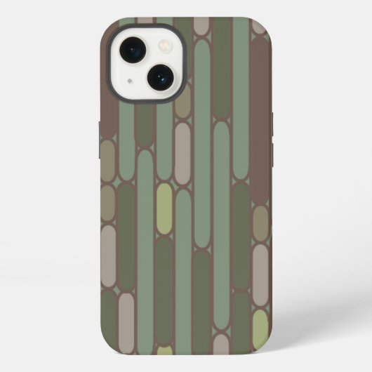 アールデコインスパイア楕円 iPhoneケース (裏面)