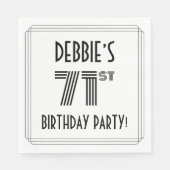 アールデコインスパイア第71回名前をカスタムする スタンダードランチョンナプキン (正面)