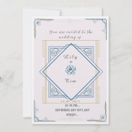 アールデコインスパイア結婚式招待状 招待状