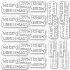 アールデコインスパイア見ろ「聖降誕祭お目出度え！」 シール