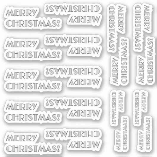 アールデコインスパイア見ろ「聖降誕祭お目出度え!」 シール (正面)