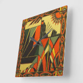 アールデコインスパイア角壁時計 スクエア壁時計 (傾斜)