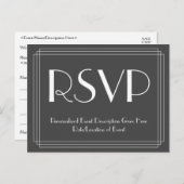 アールデコインスパイア「RSVP」ポストカード ポストカード (正面/裏面)