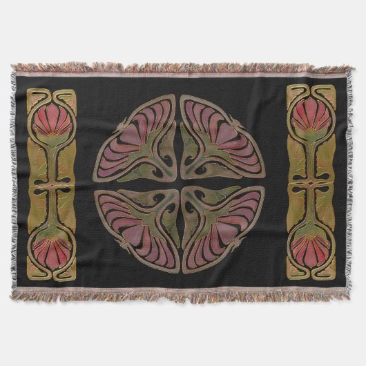 アールデコインスピレーションIブランケット スローブランケット (正面)