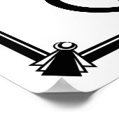 アールデコウェディングパーティーカード&ギフトサイン ポスター (角)