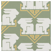 アールデコウサギ ファブリック (クローズアップ)