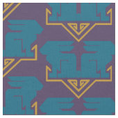 アールデコウサギ ファブリック (クローズアップ)