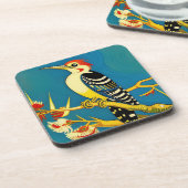 アールデコウッドペッカーコースター コースター (左側)