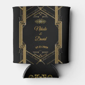 アールデコエレガントギャツビー結婚のクーラーボックス 缶クーラー (正面)