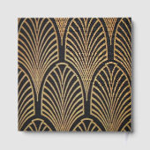 アールデコエレガントギャツビー結婚ズゲストブック ゲストブック (裏面)