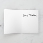 アールデコエレガントクリスマスツリー シーズンカード (内部)