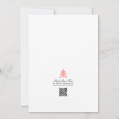 アールデコエレガントブラック金ゴールドリハーサルディナー 招待状 (裏面)