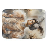 アールデコエレガントレディーバスマット バスマット (正面)