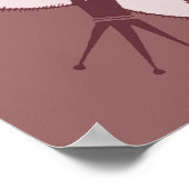 アールデコエレガントレディ・イン・ハット ポスター (角)