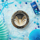 アールデコエレガント紙ボウル – パーソナライズされた ペーパーボウル (パーティー)