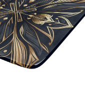 アールデコエレガント金ゴールド曼荼羅 カッティングボード (角)