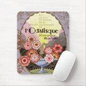 アールデコオダリスク香水ラベル マウスパッド (マウス)