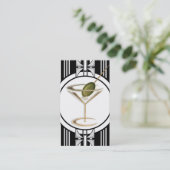 アールデコカクテルソーシャルプロファイル コーリングカード (スタンド正面)